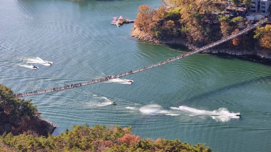 제천 옥순봉 출렁다리 이미지 2